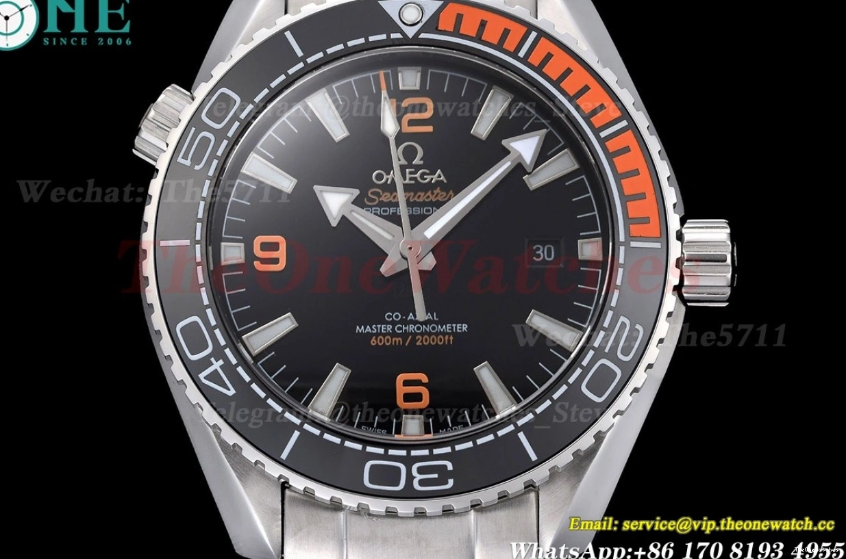 SS SS Dial Seamaster GDF Black MY8215 43mm 600m Oyster 0226